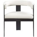 Meridian Romeo Cream Vegan Leather Dining Chair IMAGE 4