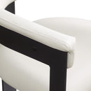 Meridian Romeo Cream Vegan Leather Dining Chair IMAGE 7