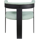 Meridian Romeo Mint Green Vegan Leather Dining Chair IMAGE 3