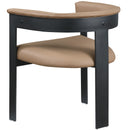 Meridian Romeo Tan Vegan Leather Dining Chair IMAGE 6