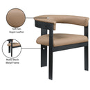 Meridian Romeo Tan Vegan Leather Dining Chair IMAGE 9