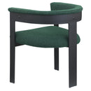 Meridian Romeo Green Boucle Fabric Dining Chair IMAGE 6