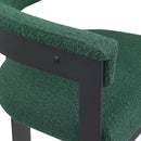 Meridian Romeo Green Boucle Fabric Dining Chair IMAGE 7