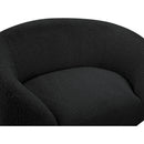 Meridian Ritz Black Boucle Fabric Chair IMAGE 8