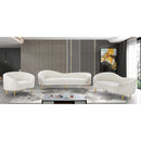 Meridian Ritz Cream Boucle Fabric Chair IMAGE 10