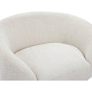 Meridian Ritz Cream Boucle Fabric Chair IMAGE 8