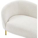 Meridian Ritz Cream Boucle Fabric Sofa IMAGE 10