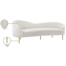 Meridian Ritz Cream Boucle Fabric Sofa IMAGE 19