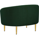 Meridian Ritz Green Boucle Fabric Chair IMAGE 6