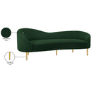 Meridian Ritz Green Boucle Fabric Sofa IMAGE 19