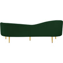 Meridian Ritz Green Boucle Fabric Sofa IMAGE 3