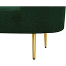 Meridian Ritz Green Boucle Fabric Sofa IMAGE 8