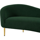 Meridian Ritz Green Boucle Fabric Sofa IMAGE 9