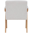 Meridian Woodloch Cream Boucle Fabric Accent Chair IMAGE 3