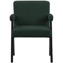 Meridian Woodloch Green Boucle Fabric Accent Chair IMAGE 4