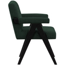 Meridian Woodloch Green Boucle Fabric Accent Chair IMAGE 5