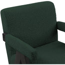 Meridian Woodloch Green Boucle Fabric Accent Chair IMAGE 6