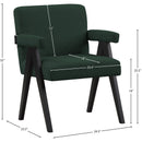 Meridian Woodloch Green Boucle Fabric Accent Chair IMAGE 8