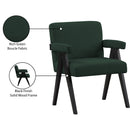 Meridian Woodloch Green Boucle Fabric Accent Chair IMAGE 9