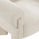 Meridian Stefano Beige Polyester Fabric Accent Chair IMAGE 7