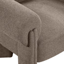 Meridian Stefano Brown Polyester Fabric Accent Chair IMAGE 7