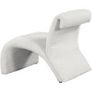 Meridian Mulberry Cream Boucle Fabric Accent Chair IMAGE 6