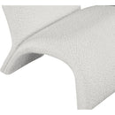 Meridian Mulberry Cream Boucle Fabric Accent Chair IMAGE 7