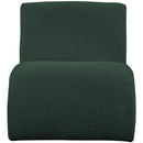Meridian Mulberry Green Boucle Fabric Accent Chair IMAGE 4