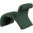 Meridian Mulberry Green Boucle Fabric Accent Chair IMAGE 6