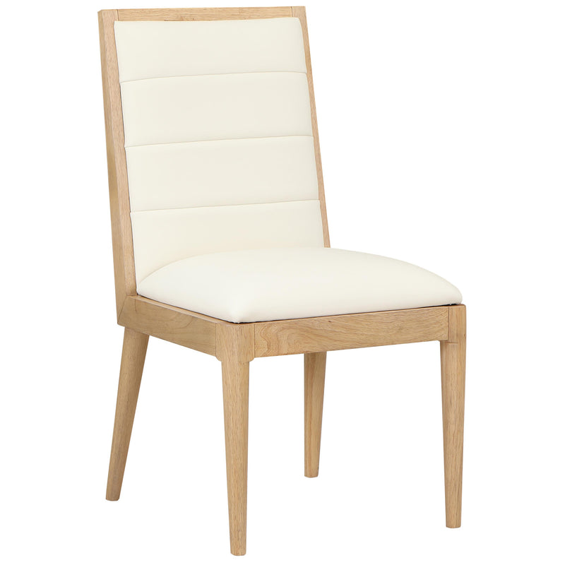 Meridian Bristol Cream Vegan Leather Dining Chair IMAGE 3