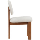 Meridian Napa Cream Boucle Fabric Dining Chair IMAGE 5