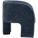 Meridian Sawyer Navy Chenille Fabric Accent Chair IMAGE 6