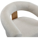 Meridian Winston Cream Boucle Fabric Accent Chair IMAGE 7