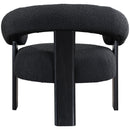 Meridian Winston Black Boucle Fabric Accent Chair IMAGE 3