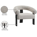 Meridian Winston Cream Boucle Fabric Accent Chair IMAGE 9