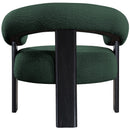 Meridian Winston Green Boucle Fabric Accent Chair IMAGE 3