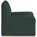 Meridian Alta Green Boucle Fabric Accent Chair IMAGE 5