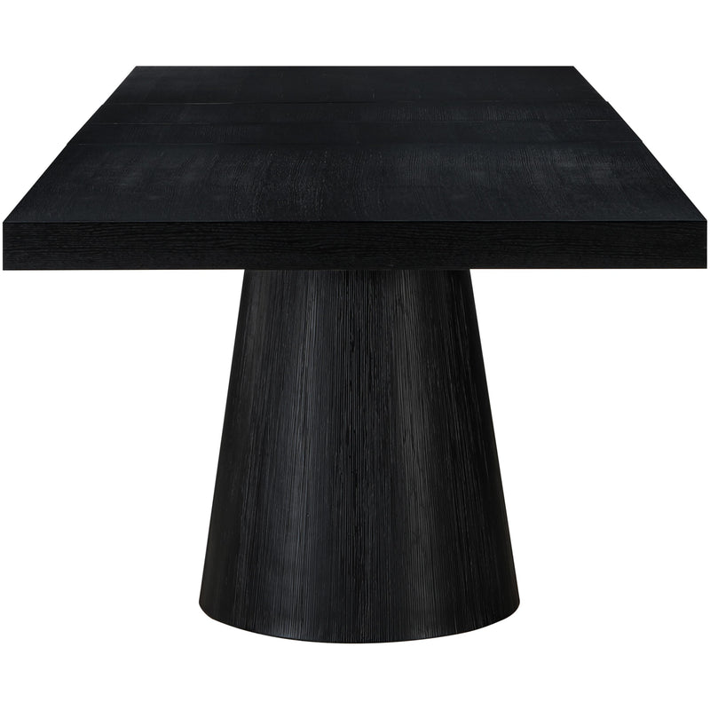 Meridian Tavolo Black Oak Veneer Dining Table (3 Boxes) IMAGE 10