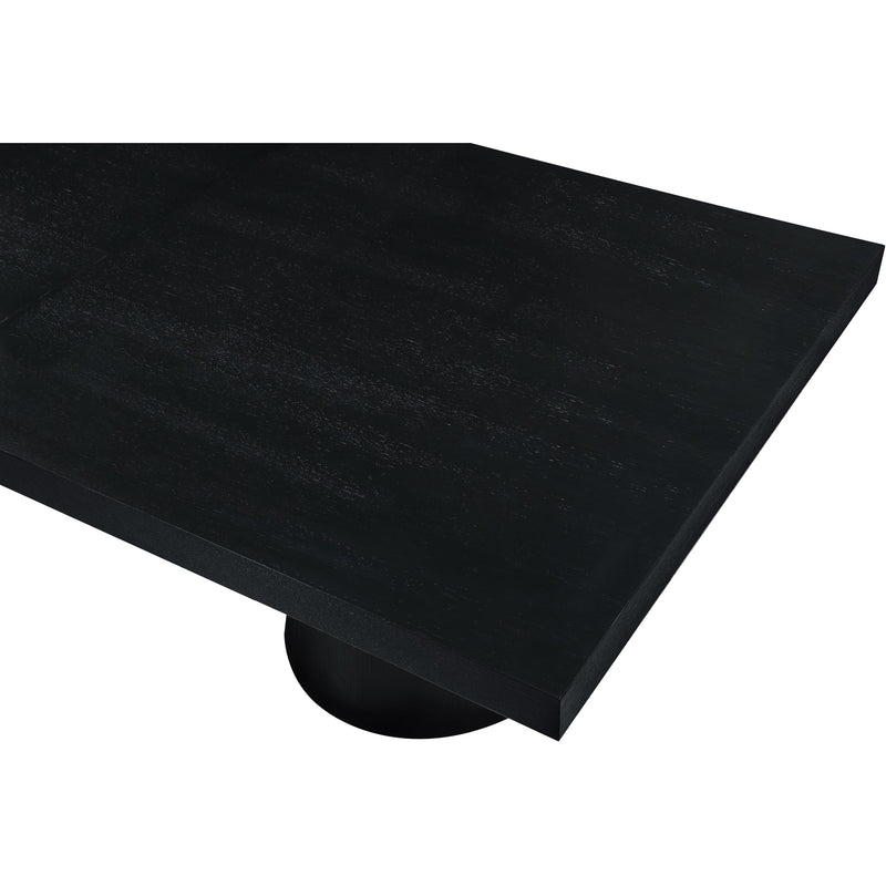 Meridian Tavolo Black Oak Veneer Dining Table (3 Boxes) IMAGE 11