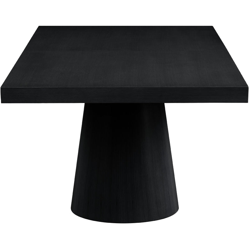 Meridian Tavolo Black Oak Veneer Dining Table (3 Boxes) IMAGE 12