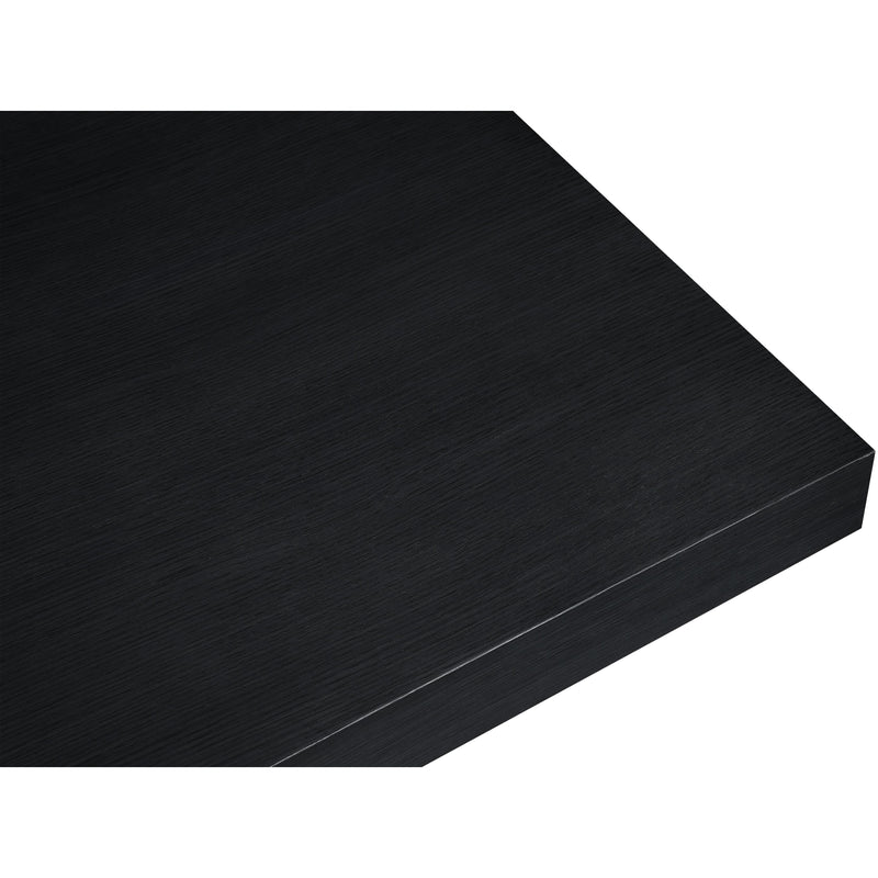 Meridian Tavolo Black Oak Veneer Dining Table (3 Boxes) IMAGE 13