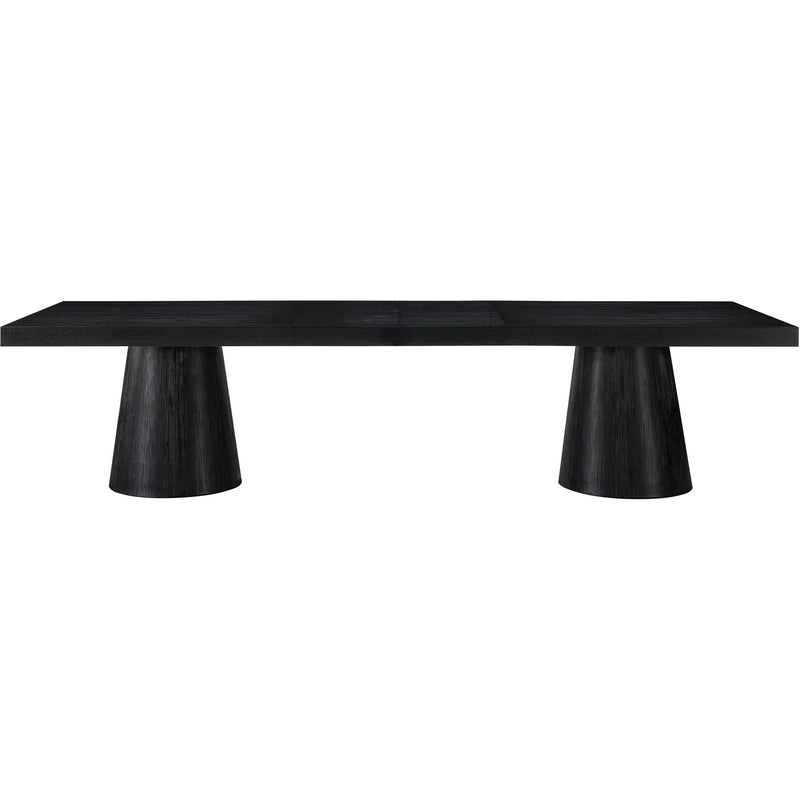 Meridian Tavolo Black Oak Veneer Dining Table (3 Boxes) IMAGE 7