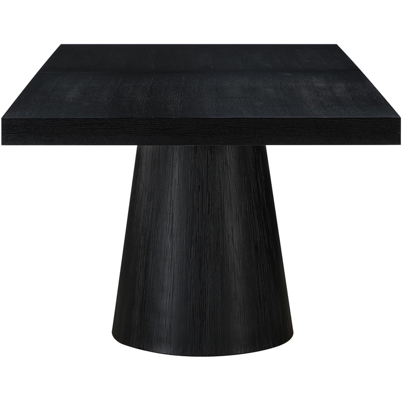 Meridian Tavolo Black Oak Veneer Dining Table (3 Boxes) IMAGE 8
