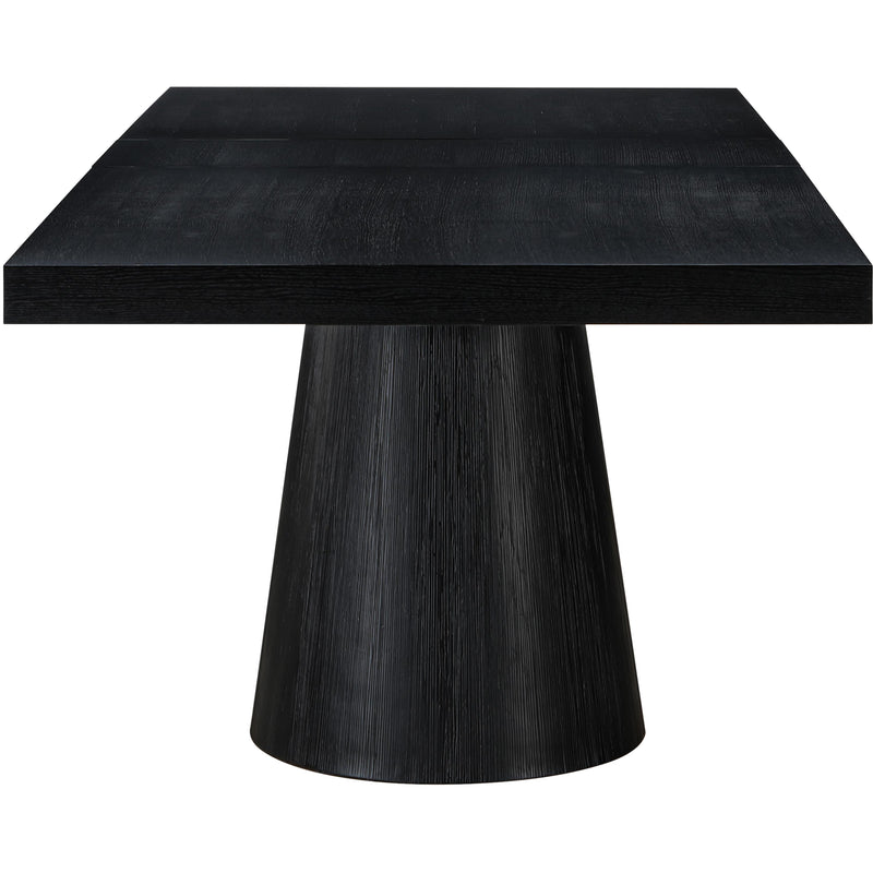 Meridian Tavolo Black Oak Veneer Dining Table (3 Boxes) IMAGE 9