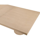 Meridian Tavolo Natural Oak Veneer Dining Table (3 Boxes) IMAGE 11