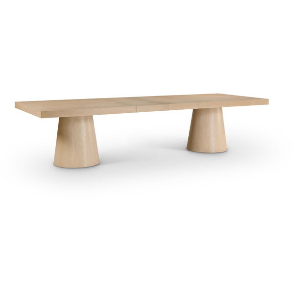 Meridian Tavolo Natural Oak Veneer Dining Table (3 Boxes) IMAGE 1