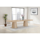 Meridian Tavolo Natural Oak Veneer Dining Table (3 Boxes) IMAGE 3