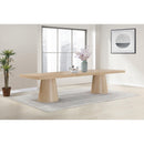 Meridian Tavolo Natural Oak Veneer Dining Table (3 Boxes) IMAGE 4
