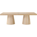 Meridian Tavolo Natural Oak Veneer Dining Table (3 Boxes) IMAGE 5