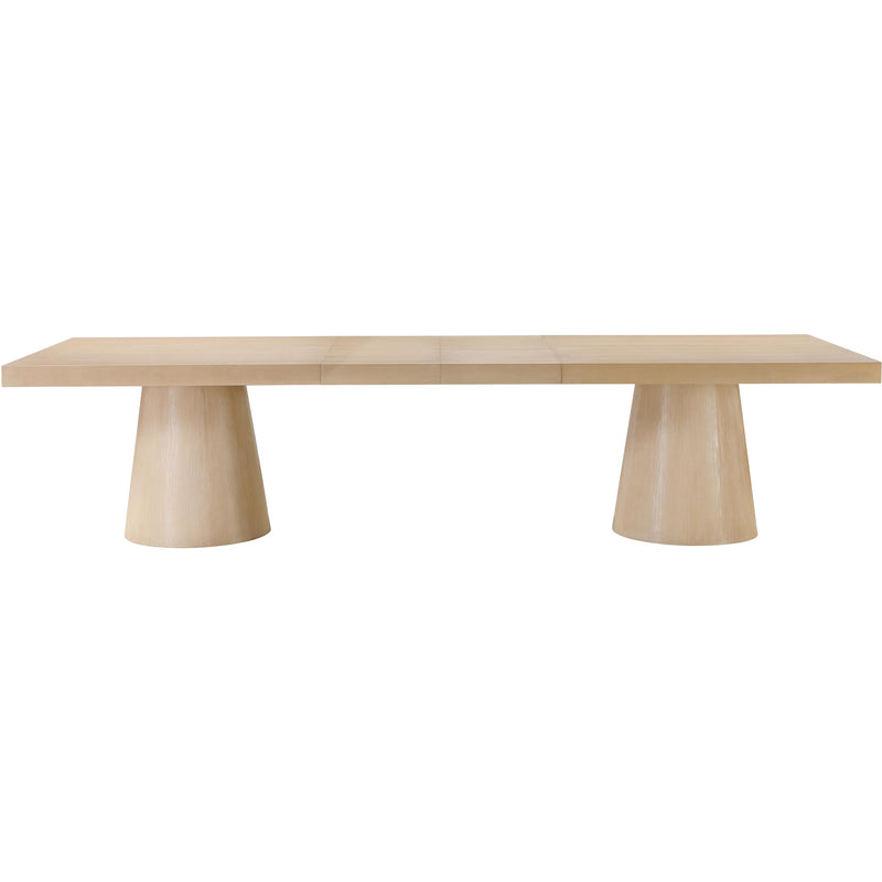 Meridian Tavolo Natural Oak Veneer Dining Table (3 Boxes) IMAGE 7